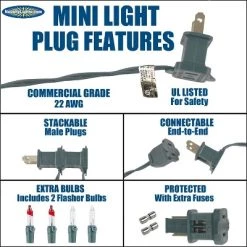 Novelty Lights Incandescent Christmas String Lights 100 Mini Bulbs (34 Feet) -Outdoor Christmas Decorations Sales GUEST 00b6b32c dd4a 4a6e be47 99c72bf8104c