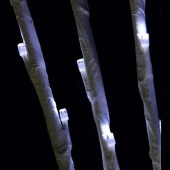 Northlight Set of 6 Prelit LED Artificial Branch Spray 4' - White Lights