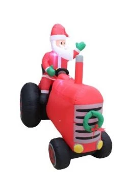 A Holiday Company 6ft Tall Santa on Vintage Tractor, 6 ft Tall, Multi -Outdoor Christmas Decorations Sales GUEST 018110c6 1689 4278 9b02 74f1d59f10a7