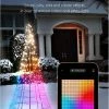 Twinkly Light Tree App-Controlled Flag-Pole Christmas Tree - Black Wire. Pole Included. Outdoor Smart Christmas Lighting Decoration -Outdoor Christmas Decorations Sales GUEST 0260ef0c bcd9 48c8 9683 b4c656c973f8