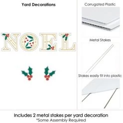 Big Dot of Happiness Religious Christmas - Yard Sign Outdoor Lawn Decorations - Merry Christmas Cross Yard Signs - NOEL -Outdoor Christmas Decorations Sales GUEST 0269e665 52d1 4ef5 aa88 5e740d25913e