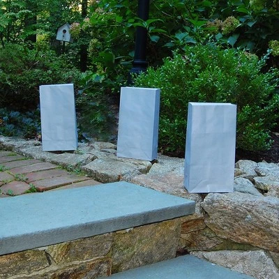 Lumabase 24ct Silver Luminaria Bag 3 Lumabase 24ct Silver Luminaria Bag