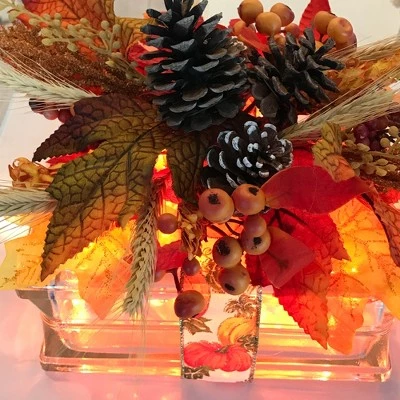 Northlight 50ct Mini String Lights Orange - 10' White Wire 4 Northlight 50ct Mini String Lights Orange - 10' White Wire - Image 2