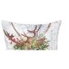 C&F Home Reindeer Flower Crown Indoor and Outdoor Throw Pillow