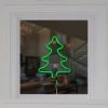 Northlight 9.5" Green Christmas Tree LED Neon Style Window Silhouette -Outdoor Christmas Decorations Sales GUEST 0a3680da 5d7c 49d4 9247 e21601b335a2