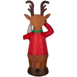 Gemmy Animated Christmas Airblown Inflatable Shaking Reindeer, 6 ft Tall, Multi -Outdoor Christmas Decorations Sales GUEST 0e2ebf05 fee8 4951 88e3 2a90a1b9ce6f