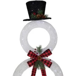 Northlight 48" LED Lighted Wreath Snowman Outdoor Christmas Decoration -Outdoor Christmas Decorations Sales GUEST 0e8c1e10 939e 447c 9b00 af04911ca1ee
