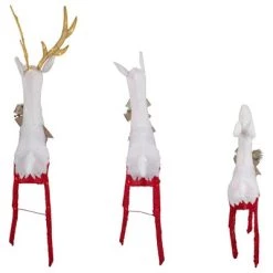 Northlight Set of 3 Lighted Red Reindeer Family Outdoor Christmas Decoration -Outdoor Christmas Decorations Sales GUEST 0f48650e 2e47 4b27 8841 a4d03ca2a754