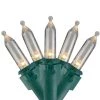 Northlight 50ct LED Mini Christmas Lights Warm White - 16.25' Green Wire