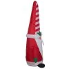 4.9' Gnome with Curved Hat Inflatable Christmas Decoration - Gemmy