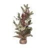 Transpac Fabric 18 in. Multicolor Christmas Pinecone and Berry Mix Tree -Outdoor Christmas Decorations Sales GUEST 13c3b788 08ee 4f5a 9293 0dff8efcd79f