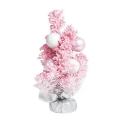 Transpac Artificial 12 in. Multicolored Christmas Celebration Tree