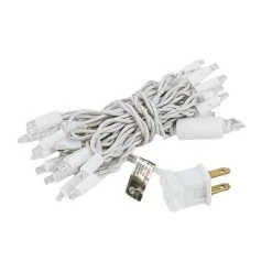 Novelty Lights Inc Novelty Lights 35 light LED Christmas Craft Mini Light Set (White Wire)