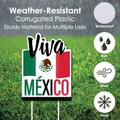 Big Dot of Happiness Viva Mexico - Party Decorations - Mexican Independence Day Party Welcome Yard Sign -Outdoor Christmas Decorations Sales GUEST 1a6f9940 ea62 4bc2 b7b5 4a17f683e40c