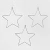 3pk 12in Lighted Window Curtain Stars Christmas Novelty Silhouette Lights Warm White - Wondershop™