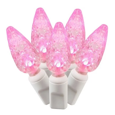 Vickerman Single Mold C6 LED Christmas Light Set 25' White Wire 11 Vickerman Single Mold C6 LED Christmas Light Set 25' White Wire - Image 9