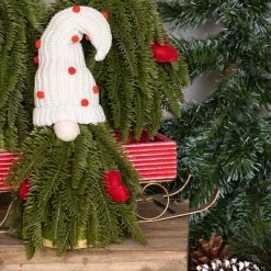 Transpac Foam 16.93 in. Multicolor Christmas Gnome Tree Decor with Dotted Hat