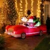 LuxenHome 8Ft L Santa in Red Convertible Car Outdoor Holiday Inflatable with LED lights 1 LuxenHome 8Ft L Santa in Red Convertible Car Outdoor Holiday Inflatable with LED lights -Outdoor Christmas Decorations Sales GUEST 2764c541 955b 4167 96e9 29de230e6947