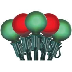 Champ Celebrations Celebrations Incandescent G40 Globe Green/Red 25 ct String Christmas Lights 24 ft.
