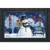 Briarwood Lane Snowman Holiday Cheer Christmas Doormat Lampost Wreath Indoor Outdoor 30" x 18" -Outdoor Christmas Decorations Sales GUEST 28c3d3c7 3282 4fb4 b3bc 3abf2e06a8a7