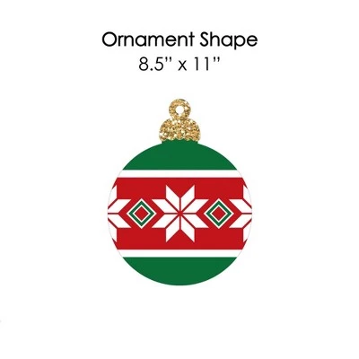 Big Dot of Happiness Ornaments Lawn Decorations - Outdoor Holiday and Christmas Yard Decorations - 10 Piece 7 Big Dot of Happiness Ornaments Lawn Decorations - Outdoor Holiday and Christmas Yard Decorations - 10 Piece - Image 5