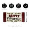 Evergreen Christmas Sentiments Sassafras Indoor Outdoor Switch Doormat 1'10"x10" Beige