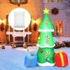 Tangkula Giant Inflatable Christmas Tree with 2 Gift Wrapped Boxes & Waterproof Fan