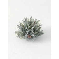Sullivans Artificial Prickly Pine 1/2 Orb 6.5"H Green