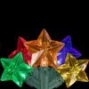Northlight 20-Count Multi-Colored Star Shaped LED Christmas Light Set- 4.5ft, Green Wire