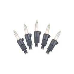 Vickerman Christmas Mini Light Set 33' Black Wire