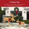 Best Choice Products 2-Piece Moose Family Lighted Christmas Yard Décor Set w/ 170 LED Lights, Stakes, Zip Ties -Outdoor Christmas Decorations Sales GUEST 2ce88f29 619e 4d77 ad47 97b3da495a88