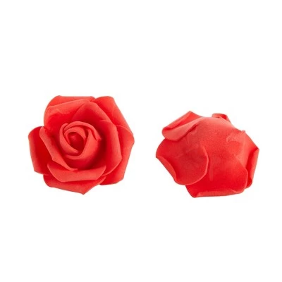 Bright Creations 200 Pack Fake Red Roses, 2 Inch Stemless Foam Flowers for Wall Decorations, Wedding Receptions, Faux Bouquets, Spring Decor 10 Bright Creations 200 Pack Fake Red Roses, 2 Inch Stemless Foam Flowers for Wall Decorations, Wedding Receptions, Faux Bouquets, Spring Decor - Image 8