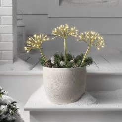 18" LED Gold Starburst Christmas Novelty Sculpture Light Warm White - Wondershop™