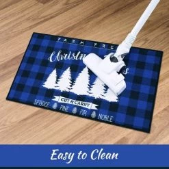 Trinity Plaid White Christmas Tree Non-Slip Decorative Doormat, 17" x 29" -Outdoor Christmas Decorations Sales GUEST 2f388b3f 1320 4f21 aeff 2864682b4df7