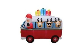 A Holiday Company 7ft Vintage Holiday Van, 5.5 ft Tall, Multi -Outdoor Christmas Decorations Sales GUEST 2f446809 5fc8 45c0 8d31 b6103731111b