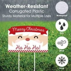 Big Dot of Happiness Jolly Santa Claus - Christmas Party Yard Sign Lawn Decorations - Merry Christmas Ho Ho Ho Party Yardy Sign 10 Big Dot of Happiness Jolly Santa Claus - Christmas Party Yard Sign Lawn Decorations - Merry Christmas Ho Ho Ho Party Yardy Sign -Outdoor Christmas Decorations Sales GUEST 3016a25d 04c2 4de9 8af4 c56f97ca83e0