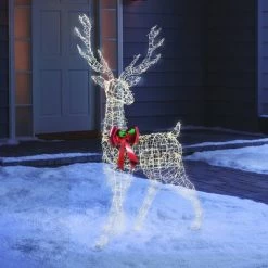 Philips 83" Standing Deer LED Novelty Sculpture Light Warm White
