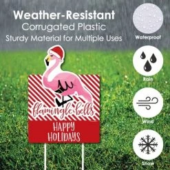 Big Dot of Happiness Flamingle Bells - Party Decorations - Tropical Flamingo Christmas Welcome Yard Sign 13 Big Dot of Happiness Flamingle Bells - Party Decorations - Tropical Flamingo Christmas Welcome Yard Sign -Outdoor Christmas Decorations Sales GUEST 338b2684 009e 4ecb 9e3b 36c09da8d3d6