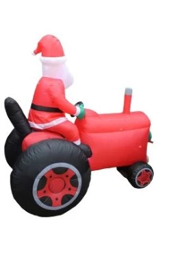 A Holiday Company 6ft Tall Santa on Vintage Tractor, 6 ft Tall, Multi -Outdoor Christmas Decorations Sales GUEST 340c0295 4e47 47b0 b8f5 e957ec24a6a1