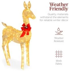 Best Choice Products 2-Piece Lighted Christmas Deer Set Outdoor Yard Decoration with 210 LED Lights, Stakes 13 Best Choice Products 2-Piece Lighted Christmas Deer Set Outdoor Yard Decoration with 210 LED Lights, Stakes -Outdoor Christmas Decorations Sales GUEST 356a55b3 673e 4cba 9d85 5b0b1fc2f56a