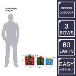 LuxenHome Set of 3 Colored Presents Lighted Holiday Decoration 19 LuxenHome Set of 3 Colored Presents Lighted Holiday Decoration -Outdoor Christmas Decorations Sales GUEST 4000dce8 50e1 45f4 ad2b 627d447bc255