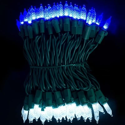 Joiedomi 2x100 Blue & White M5 LED Green Wire String Lights 3 Joiedomi 2x100 Blue & White M5 LED Green Wire String Lights