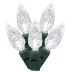Vickerman Single Mold C6 LED Christmas Light Set 25' Poly Bag Green Wire 9 Vickerman Single Mold C6 LED Christmas Light Set 25' Poly Bag Green Wire -Outdoor Christmas Decorations Sales GUEST 44f3e3a7 7bca 496d a9a5 a054736200c4
