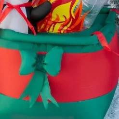 Outsunny 8ft Christmas Inflatables Outdoor Decorations Santa Claus Hot Air Balloon with Penguin, Blow-Up LED Yard Christmas Decor for Garden Party -Outdoor Christmas Decorations Sales GUEST 4529d7df 478a 4a6d 8b94 ee3ff6ef3f7c