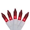Brite Star 100ct Mini String Lights Red - 50' White Wire