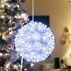 Sunnydaze Decor Sunnydaze 5" Electric Plug-In Indoor/Outdoor 50ct LED Lighted Ball Hanging Ornament -Outdoor Christmas Decorations Sales GUEST 46d8b59c 0ab9 4a5c 8639 2af6445db4ed