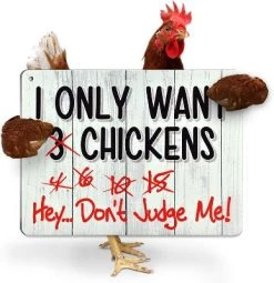 Bigtime Signs Bigtime 30" x 30" Signs Only Want Chickens PVC Chicken Decor Sign, White 8 Bigtime Signs Bigtime 30" x 30" Signs Only Want Chickens PVC Chicken Decor Sign, White -Outdoor Christmas Decorations Sales GUEST 47ea4876 55d7 4b4f 991a 25d7b31b56d4