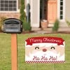 Big Dot of Happiness Jolly Santa Claus - Christmas Party Yard Sign Lawn Decorations - Merry Christmas Ho Ho Ho Party Yardy Sign