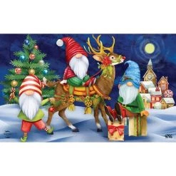 Happy Holiday Gnomes Christmas Doormat 30" x 18" Indoor Outdoor Briarwood Lane -Outdoor Christmas Decorations Sales GUEST 4be05305 5c7b 4fb3 9a59 ce9de73c5985