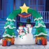 Collections Etc. Collections Etc Snowmen Tree Arch Christmas Outdoor Inflatable Decoration 87 X 32 X 83 -Outdoor Christmas Decorations Sales GUEST 4dd290c5 79f8 4733 a30c 94bd55675df1